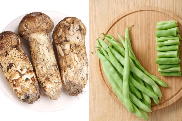 松茸和四季豆可以一起吃嗎