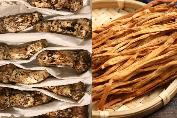 松茸黃花菜能一起燉雞湯嗎