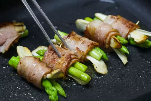 松茸蘆筍培根卷的做法，有哪些功效作用