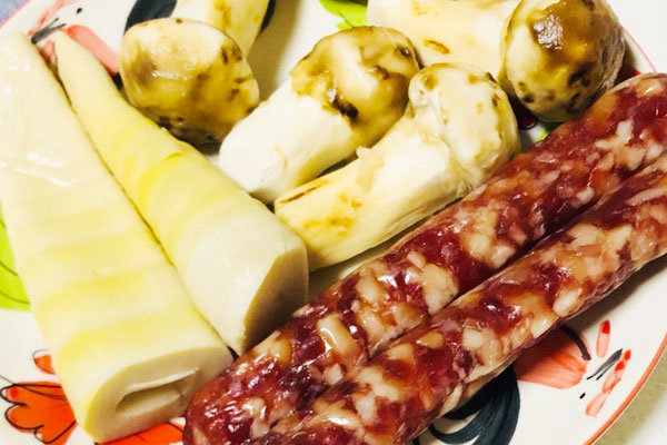 松茸臘肉筍燜飯?jiān)趺醋龊贸? src=